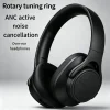 ANC Active Noise Cancelling Over Ear Wireless Bluetooth 6.0 Headphones Foldable With Microphone Ultra Long Battery Life Stereo